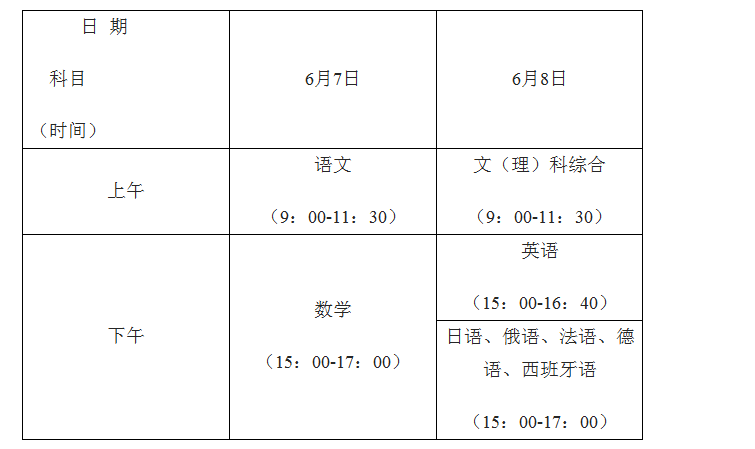 貴州省招生考試院溫馨提示考生合理安排 輕松應(yīng)考