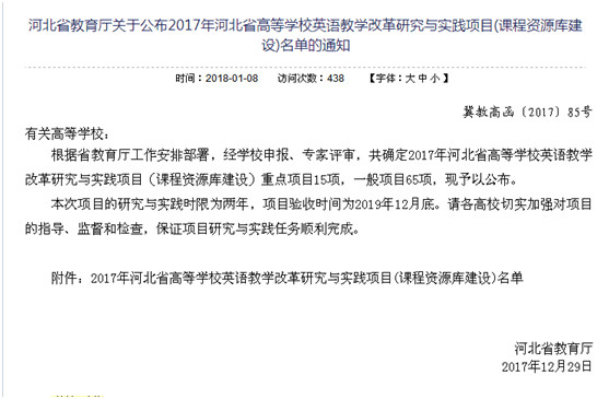 我校多項教改課題獲省教育廳批準(zhǔn)立項