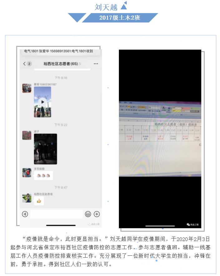 【戰(zhàn)“疫”先鋒】保理青年榜樣事跡報(bào)道（第十二期）