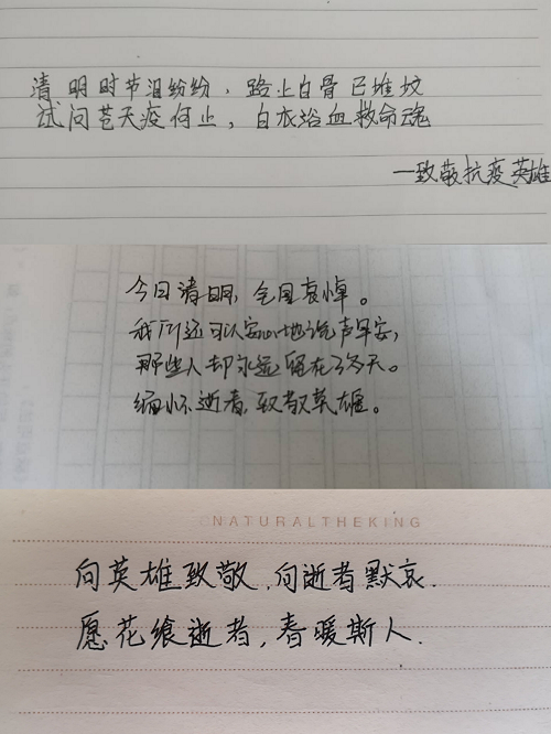 清明追思家國永念，致敬抗疫英雄一路走好