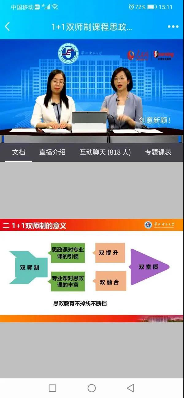 經(jīng)濟學院組織全體教師在線學習思政直播課