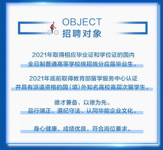 【招聘信息】中國(guó)華能2021年校園招聘